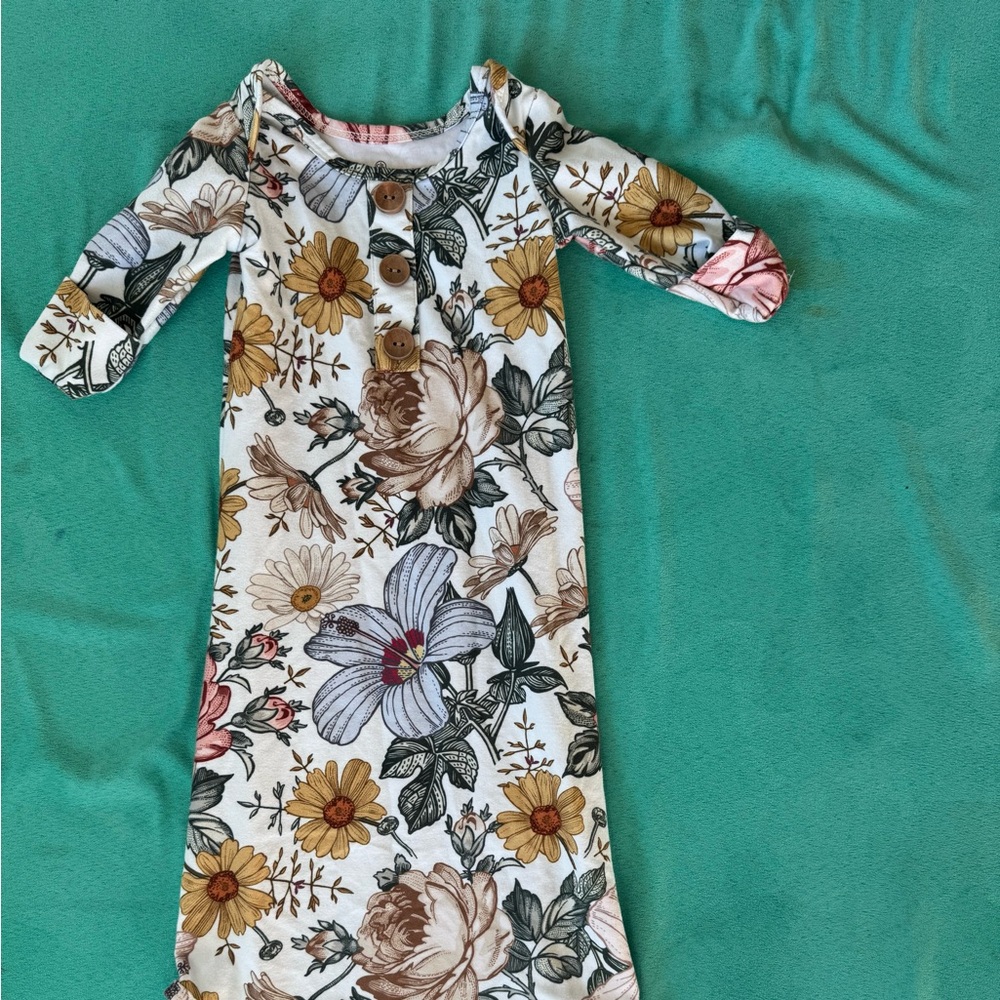 Floral Baby Gown